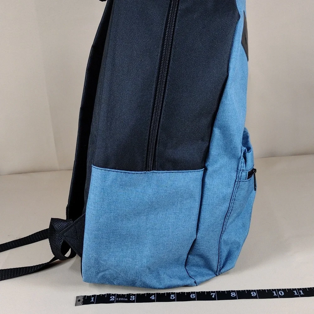 Stylish Blue Black School College Casual Every Day Utility Unisex Backpack